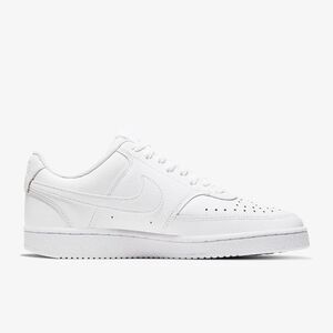 Nike Women's Court Vision Low - White Leather | Size 9.5
